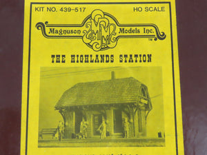 HO 1/87 Scale Magnuson Models Kit 439-517 The Highlands Station