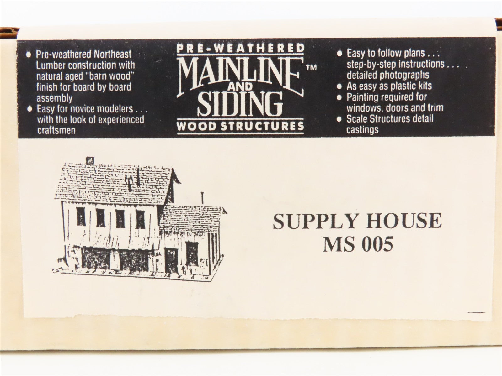 HO 1/87 Scale Mainline And Siding Kit MS 005 Supply House - SEALED
