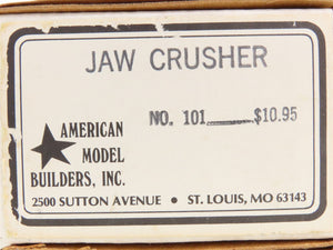 HO 1/87 Scale AMB American Model Builders Kit 101 Jaw Crusher