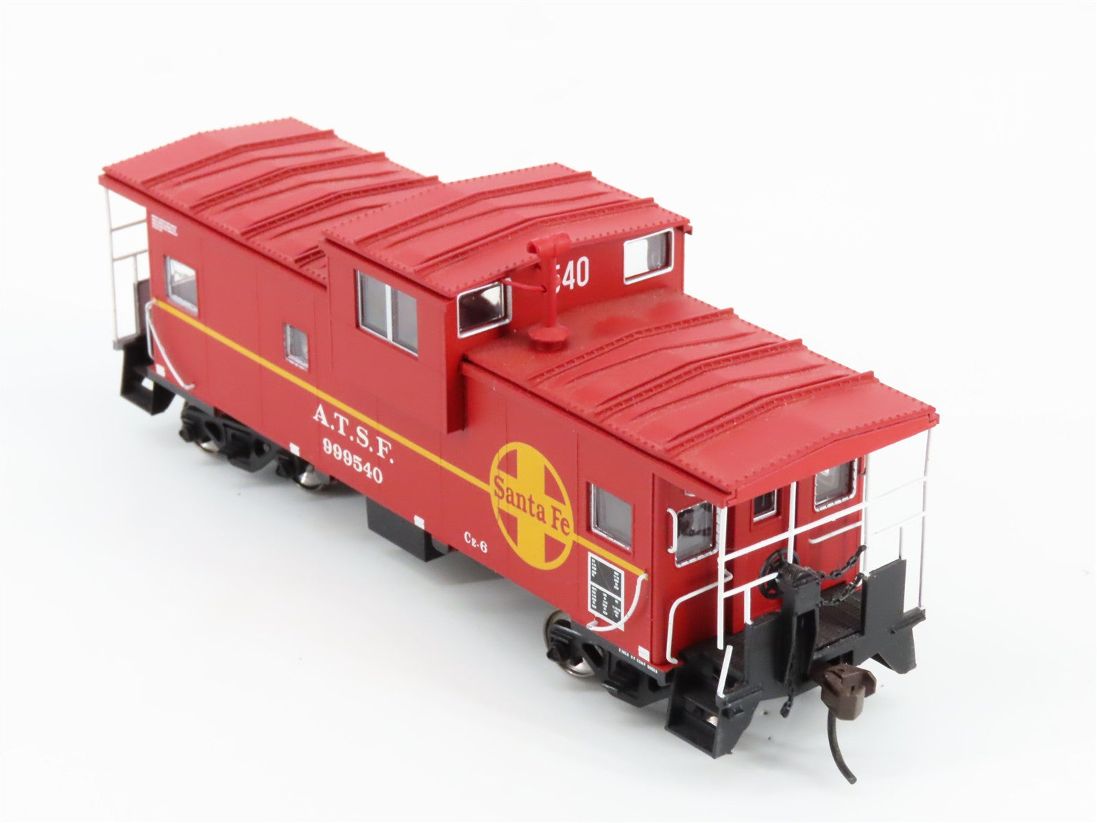 HO Scale Atlas ATSF Atchison Topeka & Santa Fe Extended Vision Caboose #999540