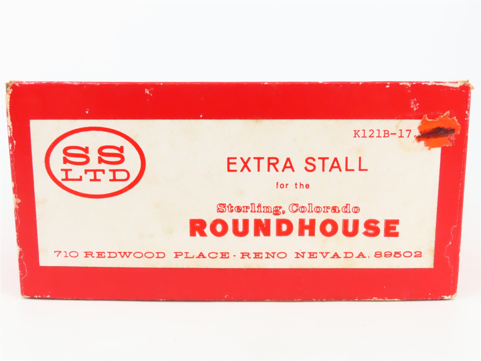 HO Scale SS Ltd. Kit K121B-17 Extra Stall for the Sterling, Colorado Roundhouse