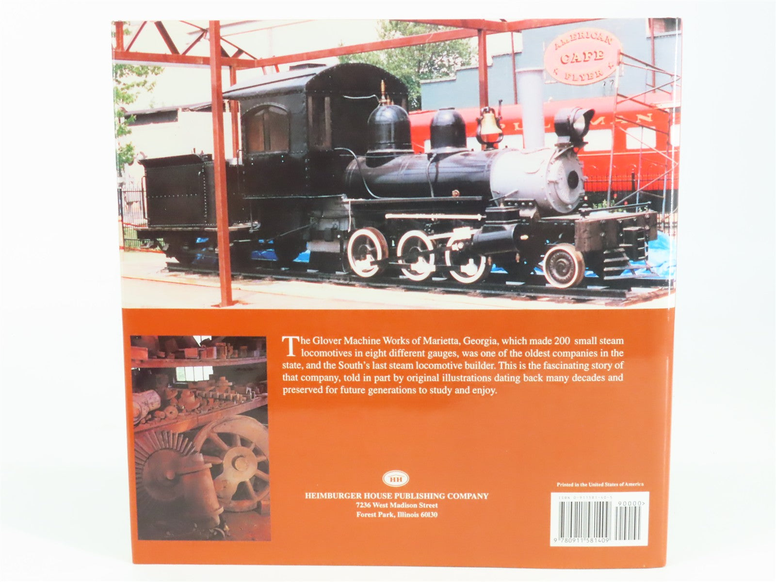 Glover Steam Locomotives - The South's Last Steam Builder by Hillman ©1996 HC Bk