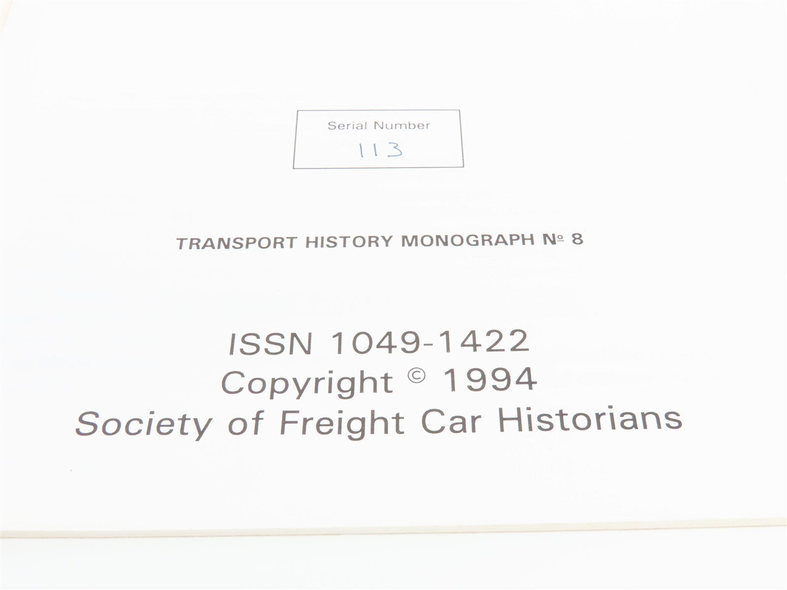 Box Cars Since 1983 by David G. Casdorph ©1994 SC Book