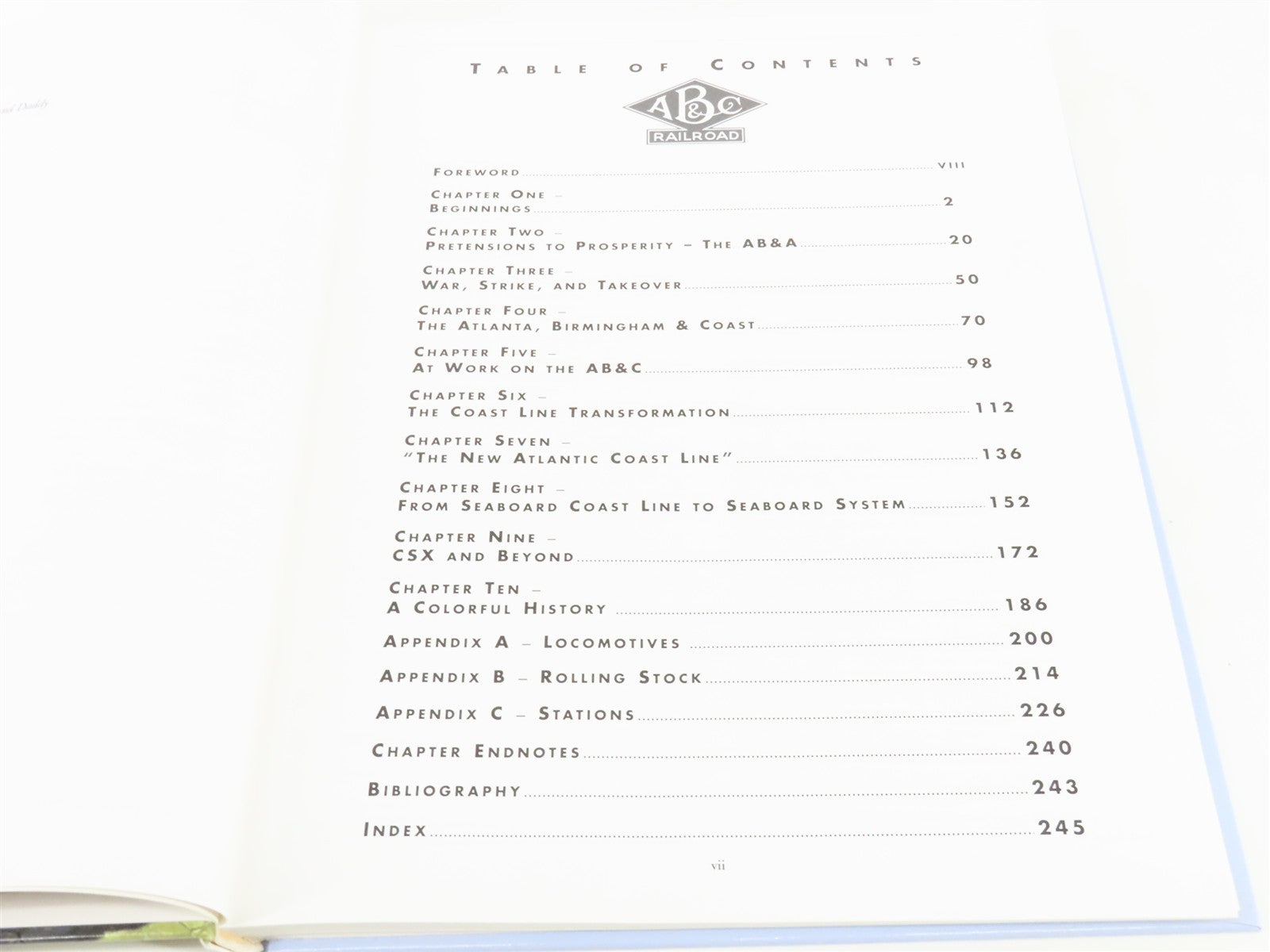 AB&C Atlanta, Birmingham & Coast by Larry Goolsby ©2000 HC Book