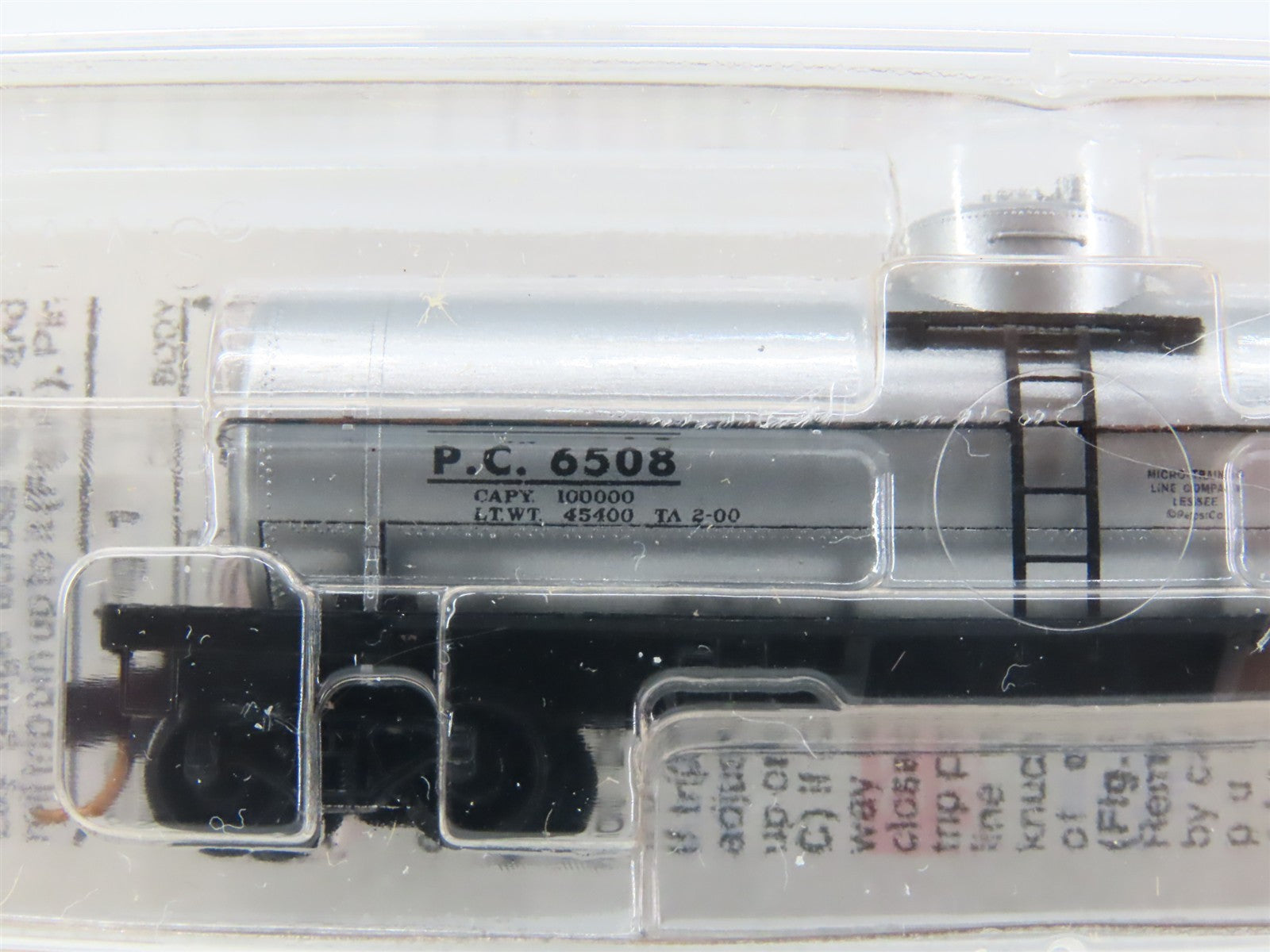 N Scale Micro-Trains MTL 65450 PC Pepsi-Cola 39' Single Dome Tank Car #6508 RTR