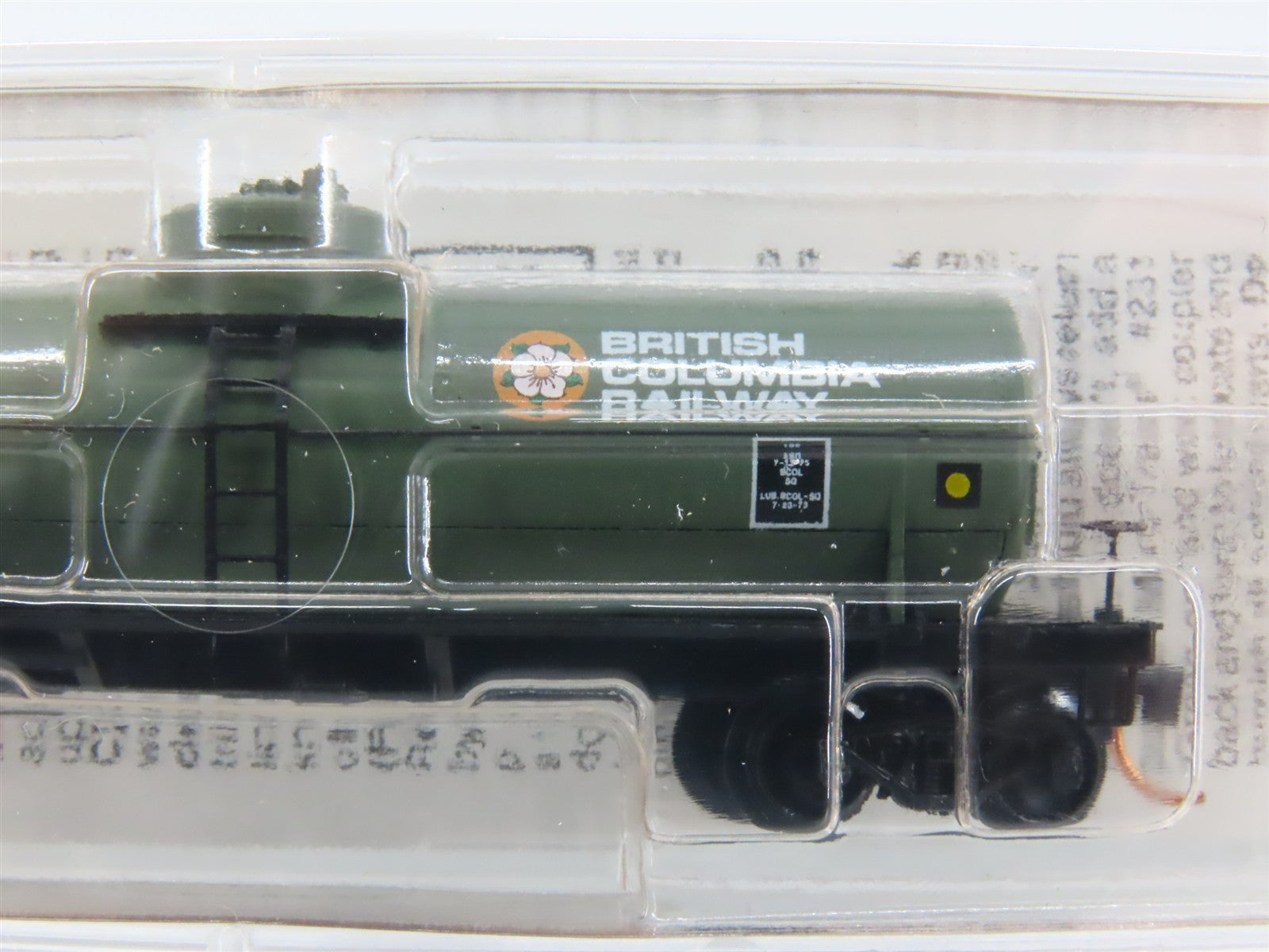 N Micro-Trains MTL 65530 BCOL British Columbia 39' Single Dome Tank Car 1924 RTR