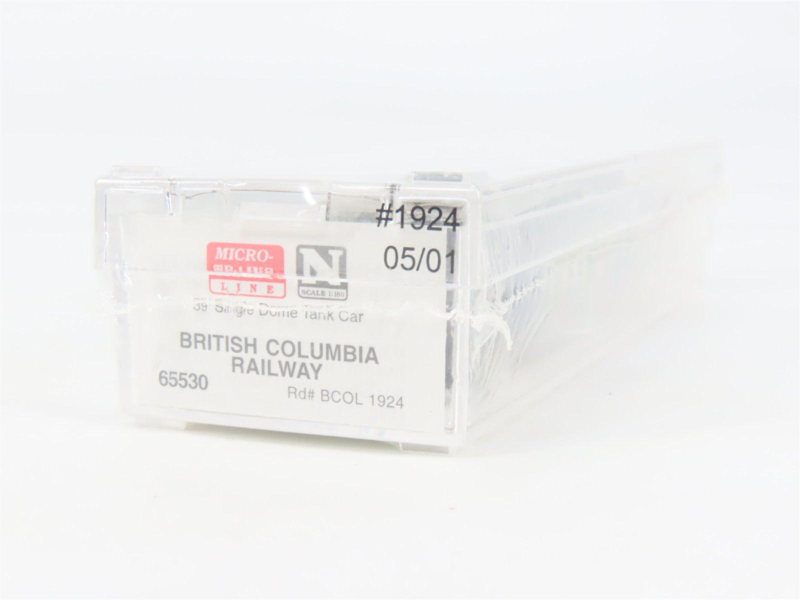 N Micro-Trains MTL 65530 BCOL British Columbia 39' Single Dome Tank Car 1924 RTR