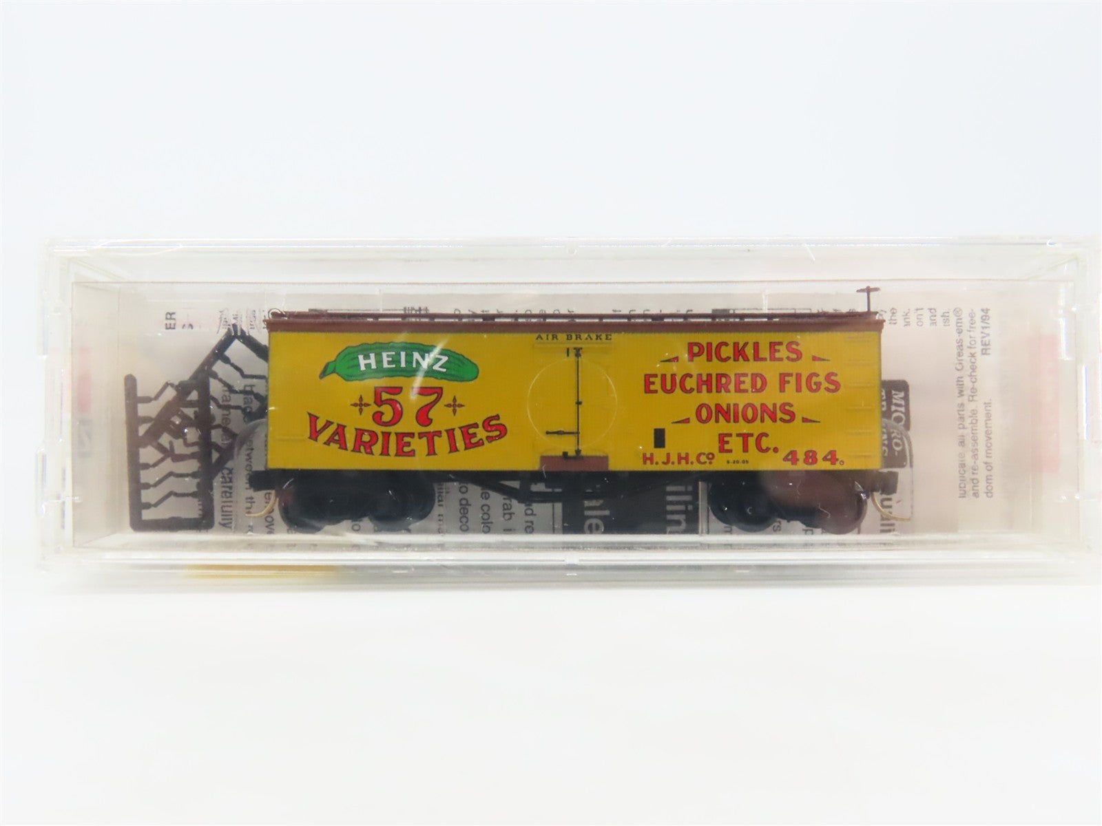 N Scale Micro-Trains MTL 58050 HJHCo Heinz Pickles Euchred Figs 36' Reefer 484