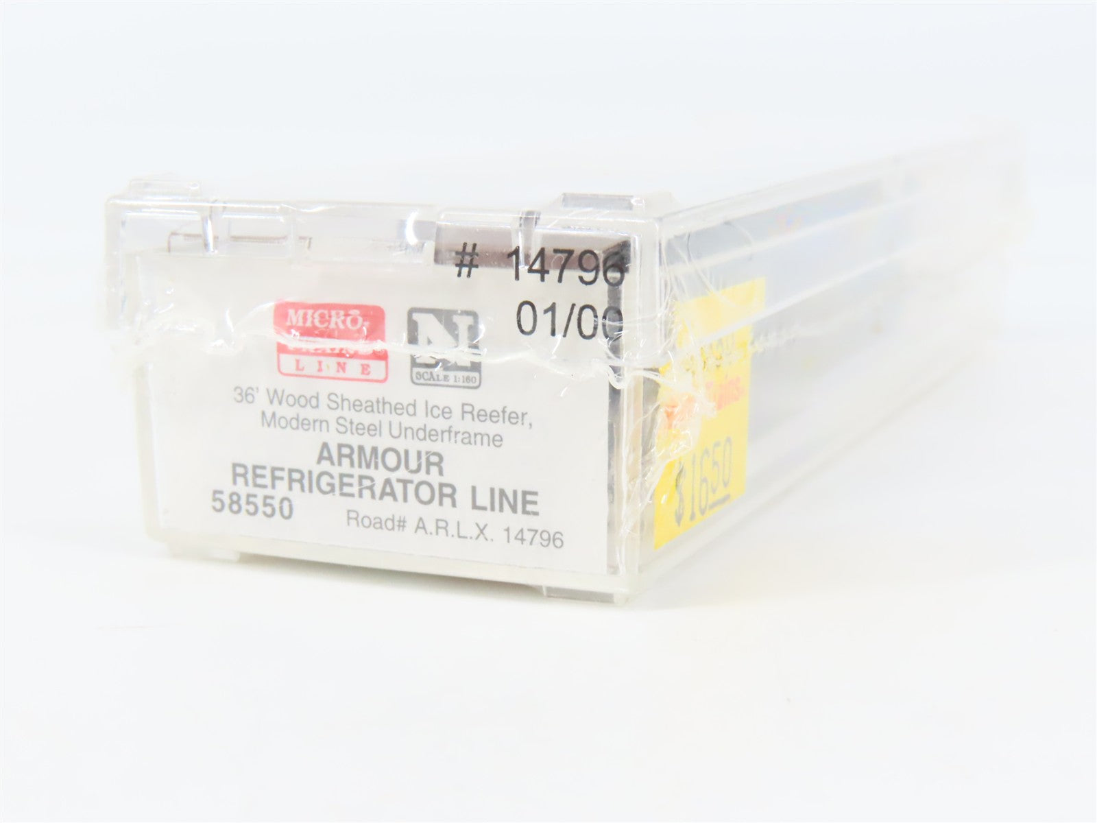 N Scale Micro-Trains 58550 ARLX Armour Refrigerator Line 36' Reefer 14796 RTR