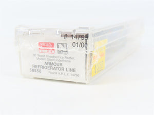 N Scale Micro-Trains 58550 ARLX Armour Refrigerator Line 36' Reefer 14796 RTR