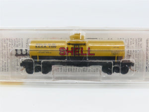 N Scale Micro-Trains MTL 65090/3 Shell Oil 39' Single Dome Tank Car #1100