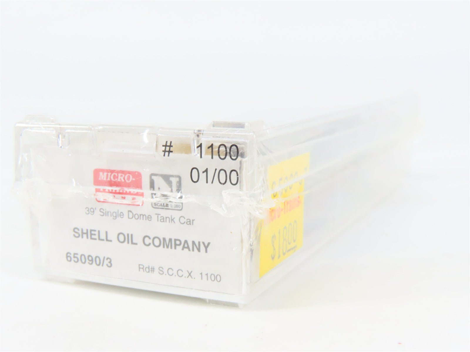 N Scale Micro-Trains MTL 65090/3 Shell Oil 39' Single Dome Tank Car #1100