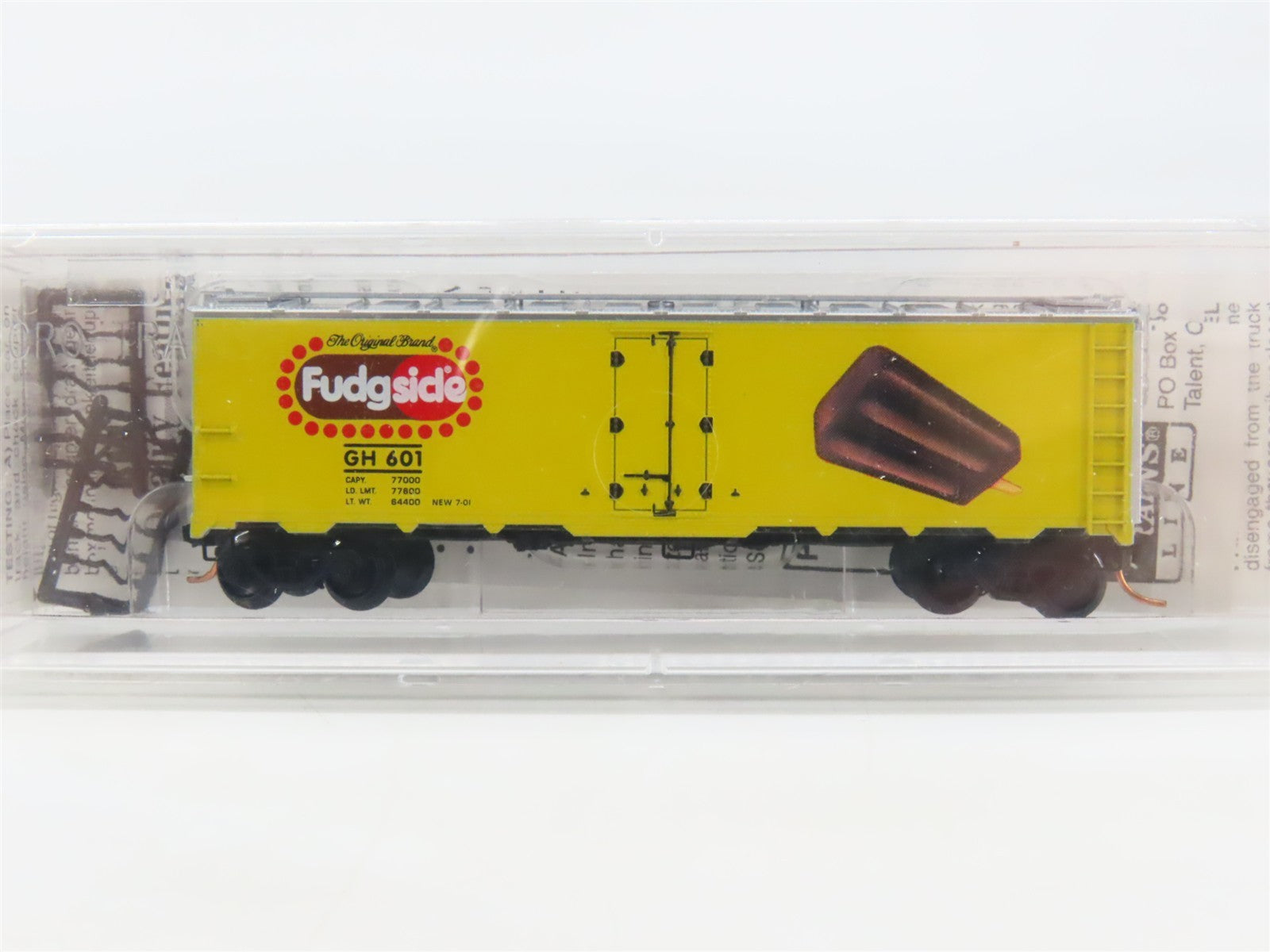 N Scale Micro-Trains 59060 GH Fudgsicle 40' Steel Ice Reefer 601 RTR
