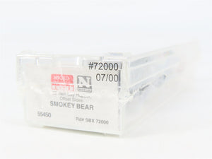 N Scale Micro-Trains 55450 SBX Smokey Bear 33' 2-Bay Hopper 72000 RTR