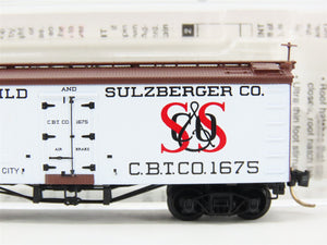 N Scale Micro-Trains 58020 CBT Schwarzschild & Sulzberger 36' Reefer 1675 RTR