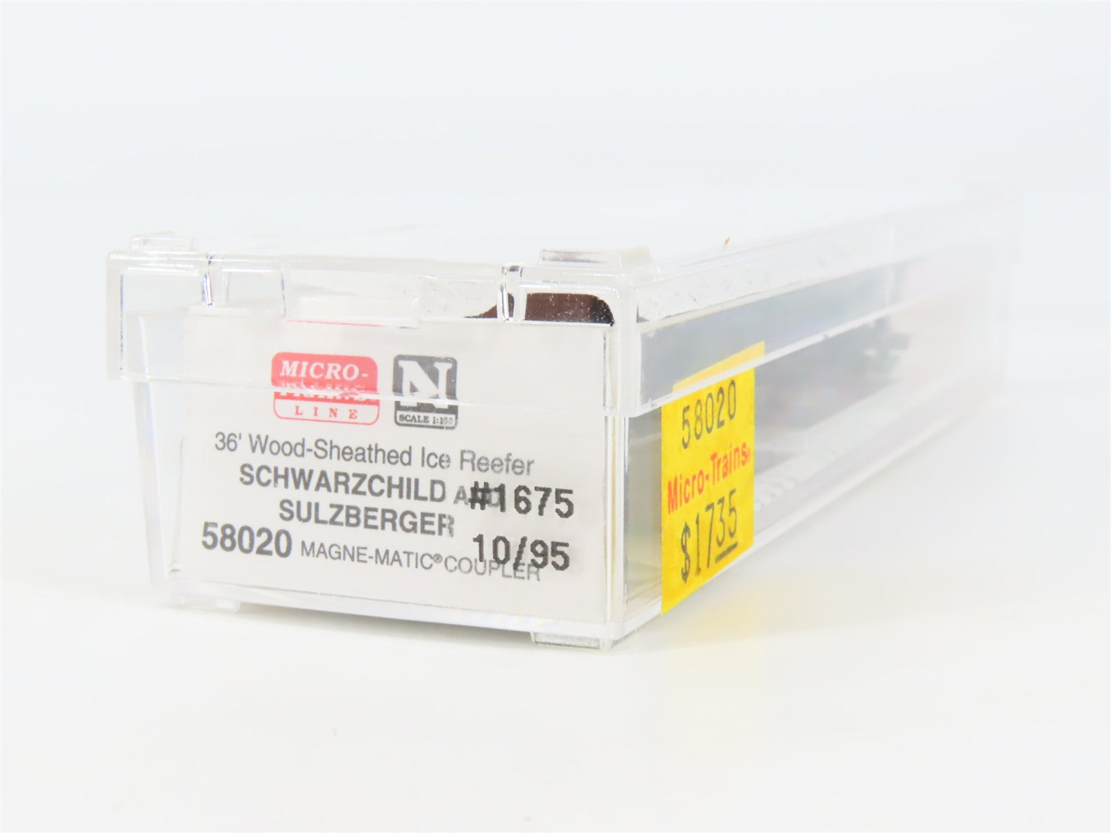 N Scale Micro-Trains 58020 CBT Schwarzschild & Sulzberger 36' Reefer 1675 RTR