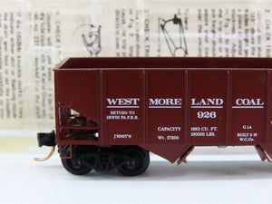 N Scale Kadee Micro-Trains MTL 56130 Westmoreland Coal Co. 2-Bay Hopper 926 RTR