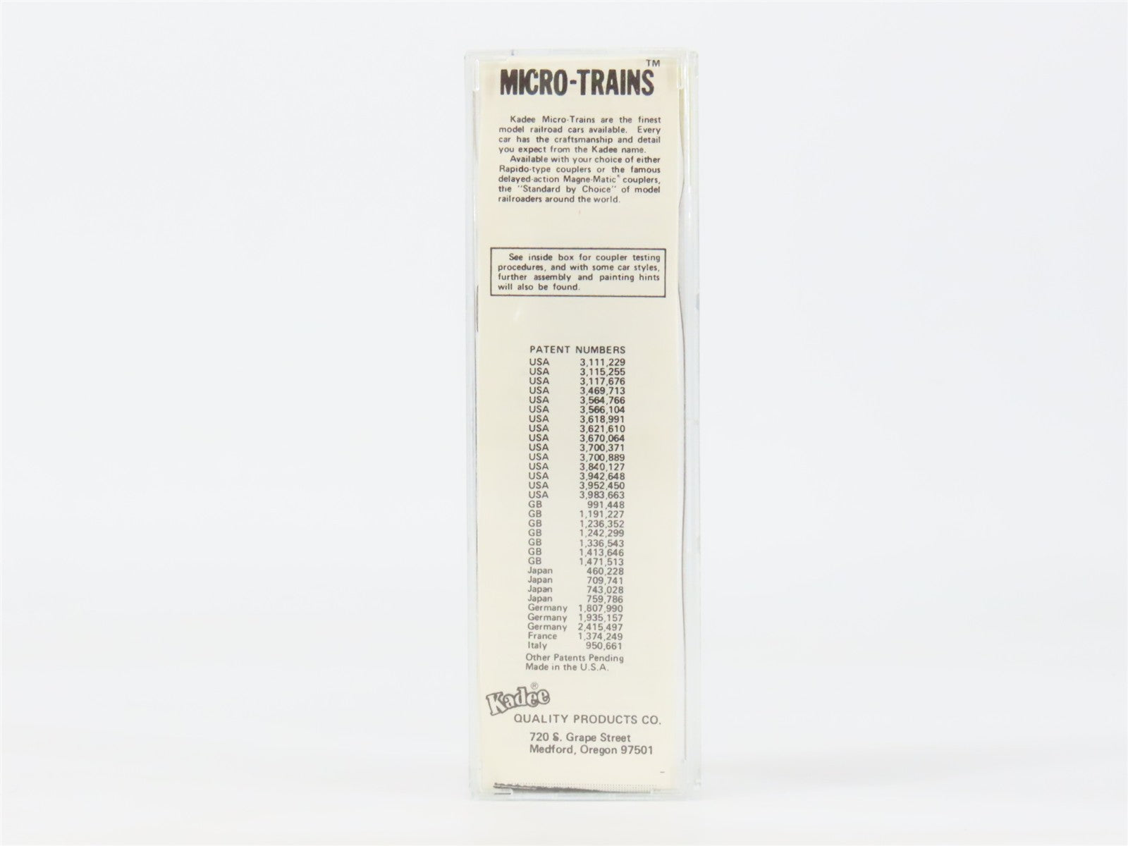 N Scale Kadee Micro-Trains MTL 56130 Westmoreland Coal Co. 2-Bay Hopper 926 RTR