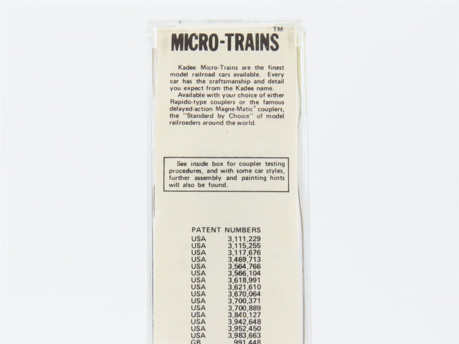 N Scale Kadee Micro-Trains MTL 56130 Westmoreland Coal Co. 2-Bay Hopper 926 RTR