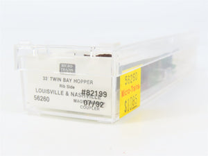 N Scale Micro-Trains MTL 56260 L&N The Old Reliable 2-Bay Open Hopper 82199 RTR