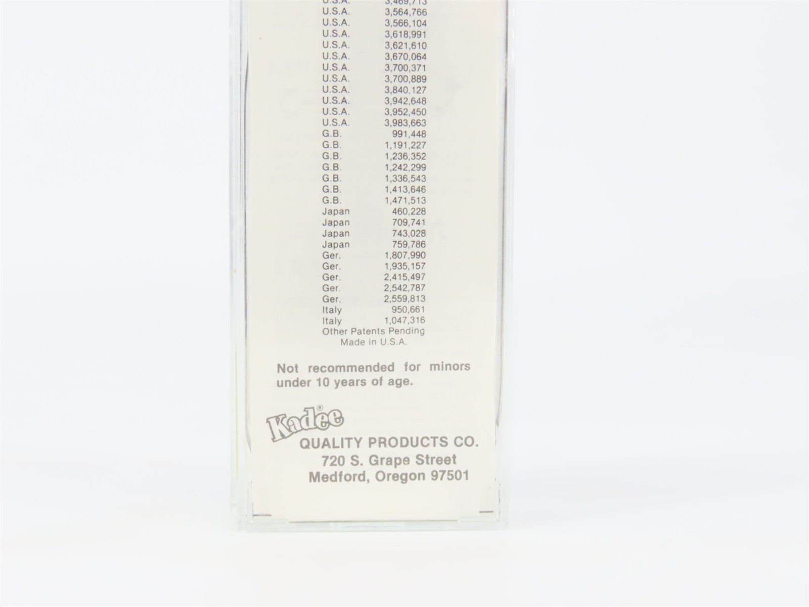 N Kadee Micro-Trains MTL 65190 GATX Diamond Chemical Single Dome Tank Car 74245