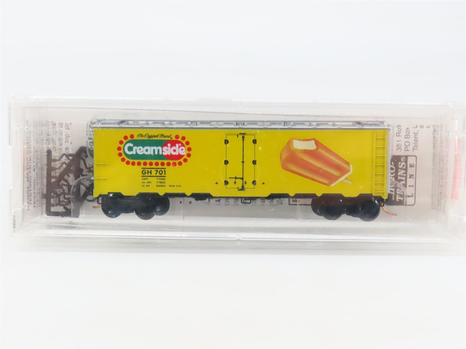 N Scale Micro-Trains 59070 GH Good Humor 40' Reefer 701 RTR
