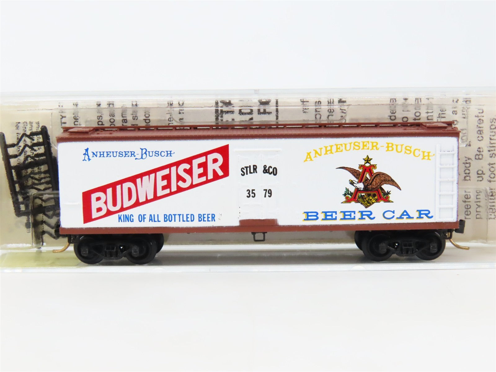 N Kadee Micro-Trains MTL 47170 STLR&CO Anheuser-Busch Budweiser 40' Reefer 3579