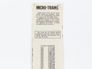 N Kadee Micro-Trains MTL 47170 STLR&CO Anheuser-Busch Budweiser 40' Reefer 3579