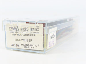 N Kadee Micro-Trains MTL 47170 STLR&CO Anheuser-Busch Budweiser 40' Reefer 3579