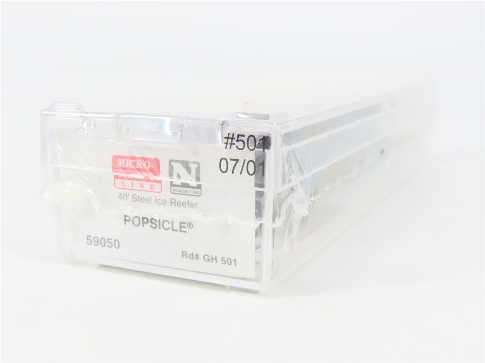 N Scale Micro-Trains 59050 GH Good Humor 40' Steel Ice Reefer 501 RTR