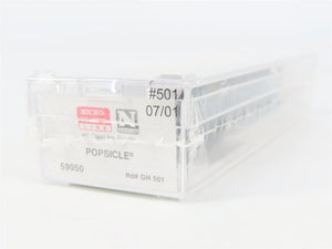 N Scale Micro-Trains 59050 GH Popsicle 40' Reefer 501 RTR