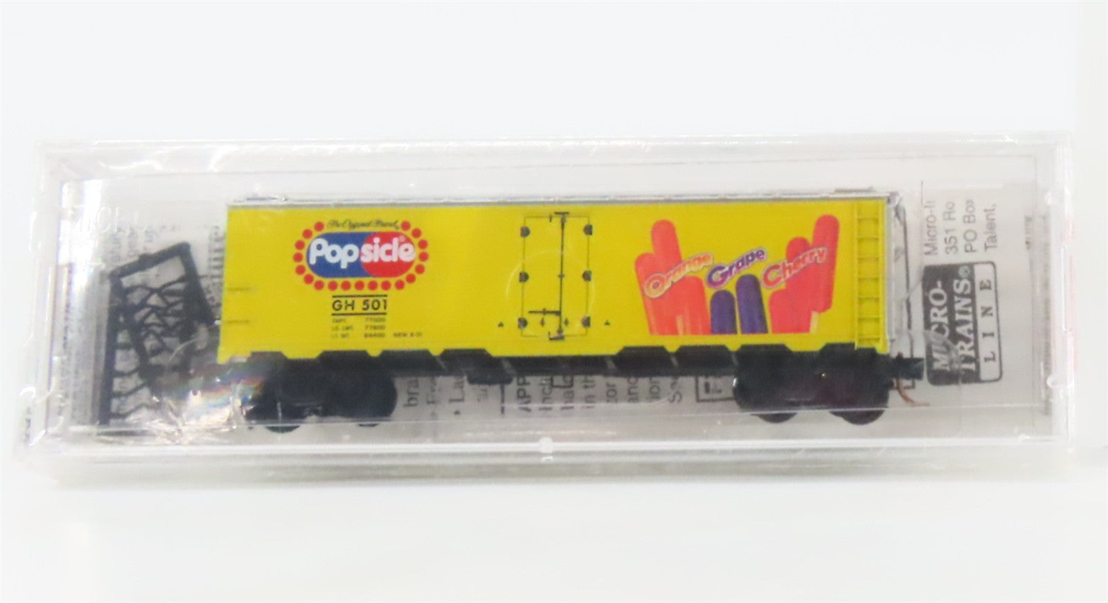 N Scale Micro-Trains 59050 GH Popsicle 40' Steel Ice Reefer 501 RTR