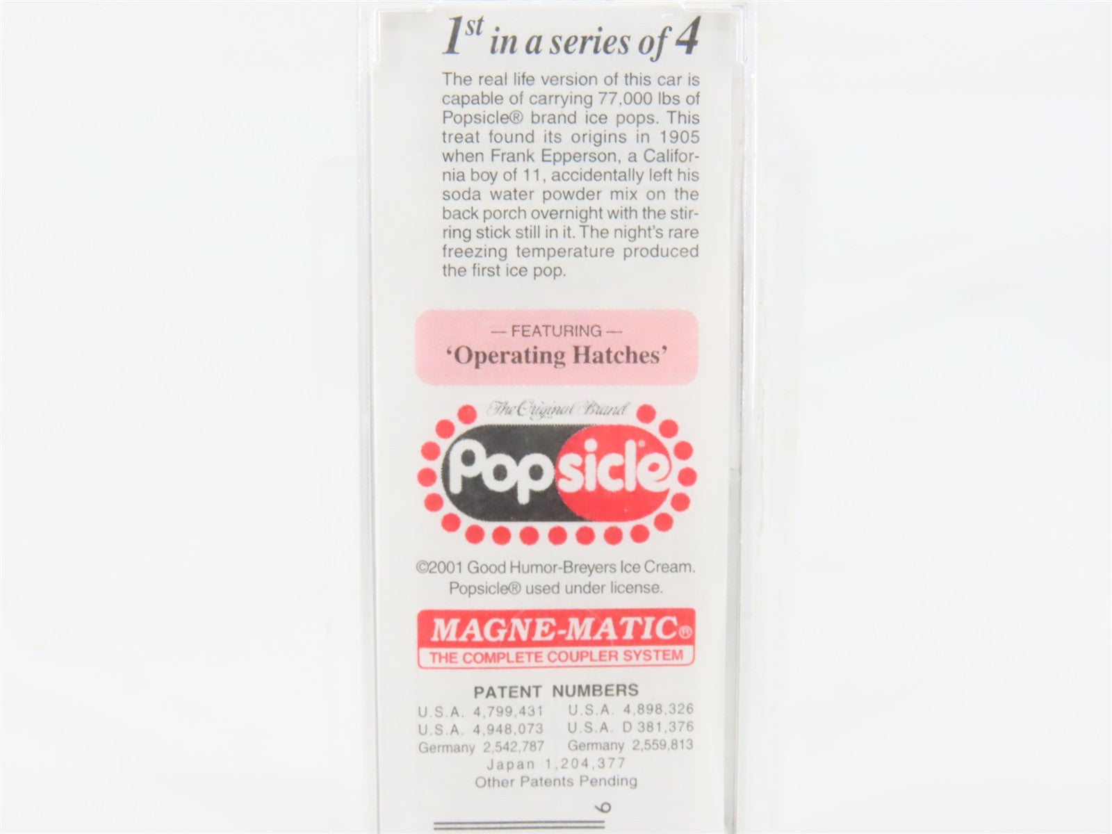 N Scale Micro-Trains 59050 GH Popsicle 40' 40' Steel Ice Reefer 501 RTR