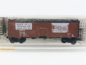 N Scale Micro-Trains 59530 URTX Black Hills Packing Co. 40' Reefer 72722 RTR