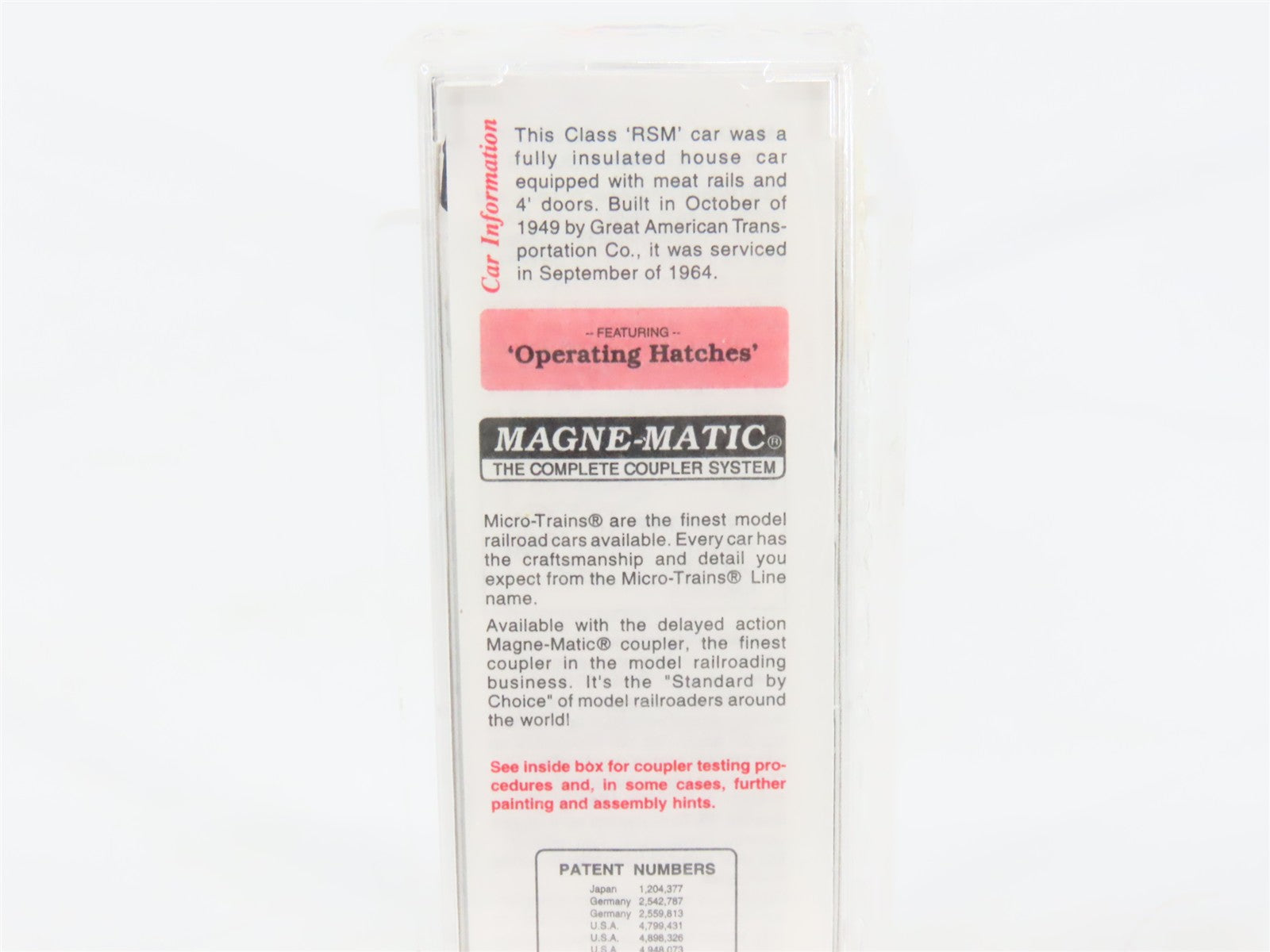 N Scale Micro-Trains 59530 URTX Black Hills Packing Co. 40' Reefer 72722 RTR