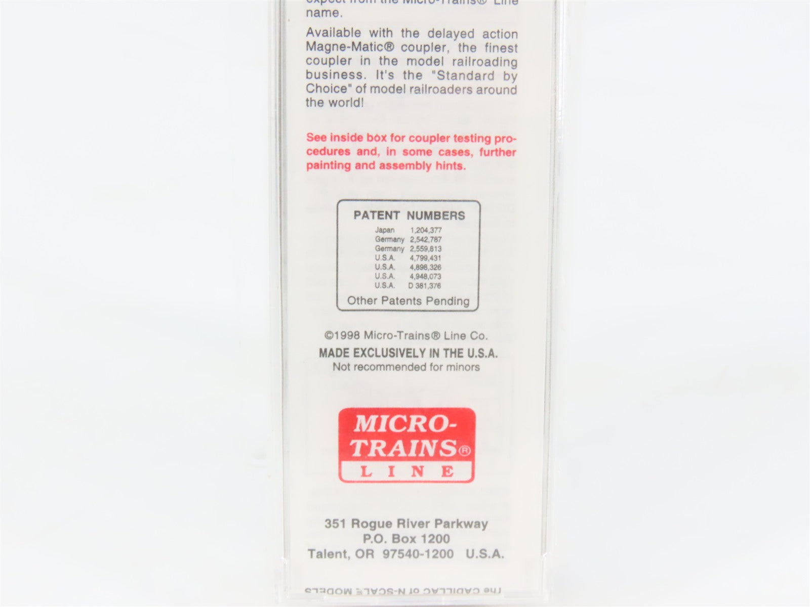 N Scale Micro-Trains 59530 URTX Black Hills Packing Co. 40' Reefer 72722 RTR