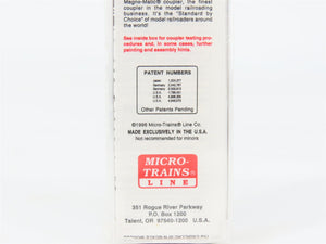 N Scale Micro-Trains 59520 Pacific Fruit Express 40' Steel Side Ice Reefer RTR