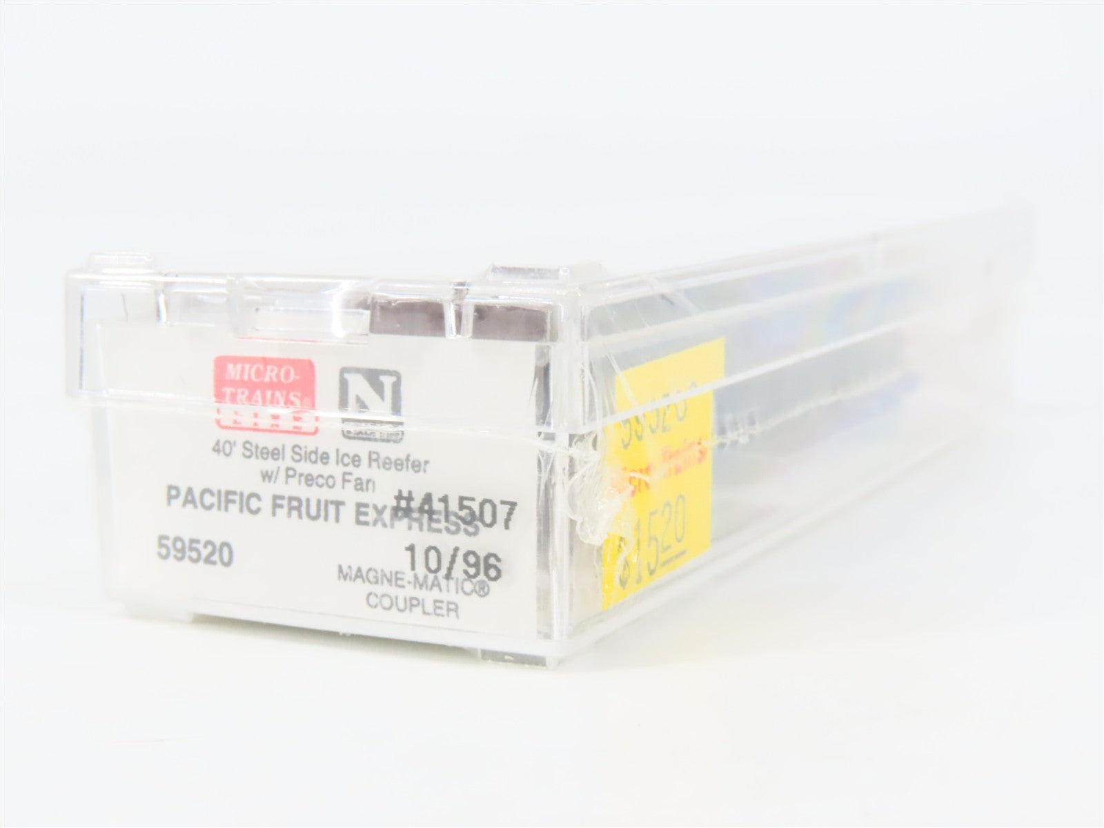 N Scale Micro-Trains 59520 Pacific Fruit Express 40' Steel Side Ice Reefer RTR