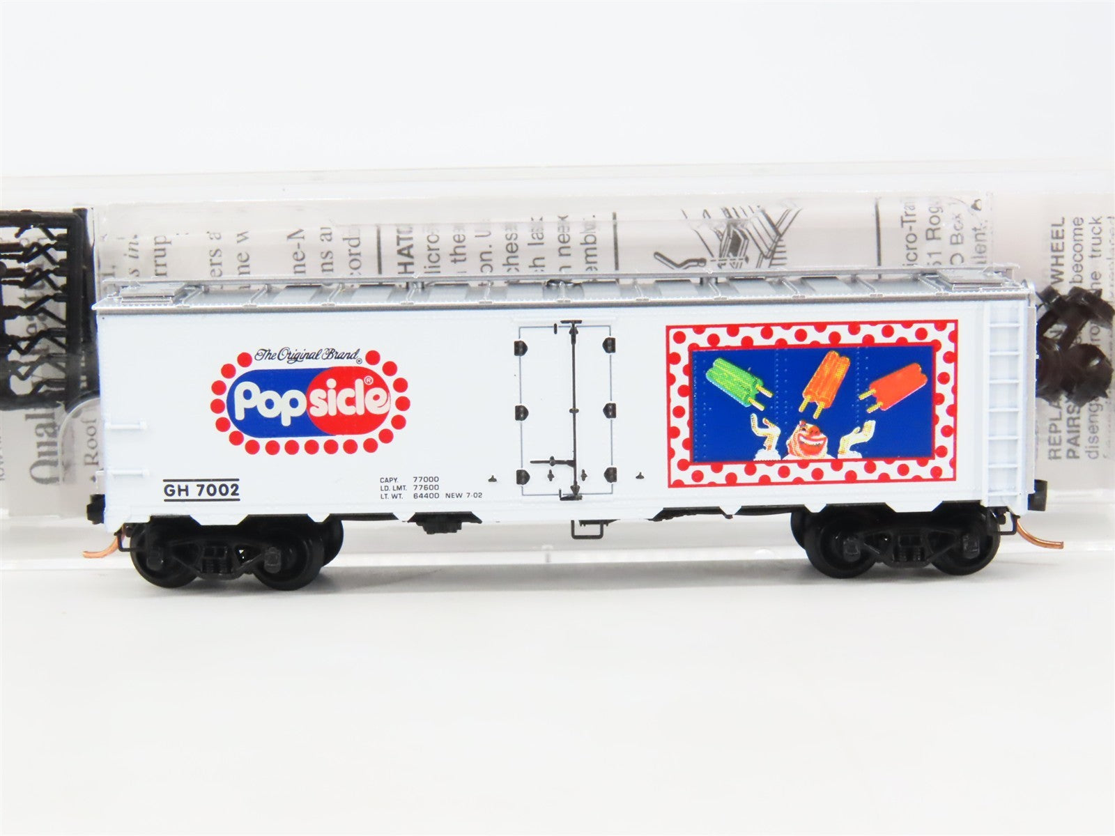 N Scale Micro-Trains MTL 59080 GH Popsicle 40' Steel Ice Reefer 7002 RTR