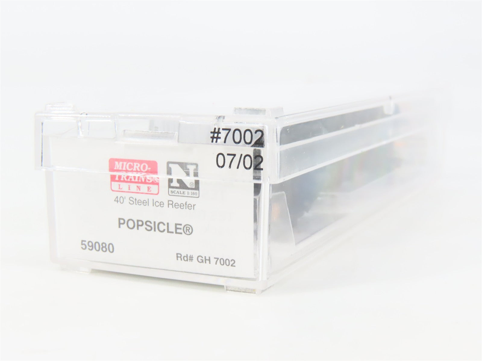 N Scale Micro-Trains MTL 59080 GH Popsicle 40' Steel Ice Reefer 7002 RTR