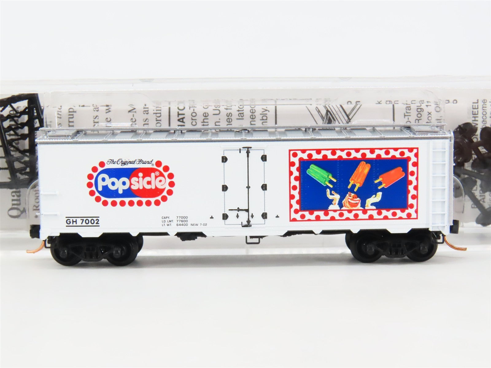 N Scale Micro-Trains 59080 GH Popsicle 40' Steel Ice Reefer 7002 RTR