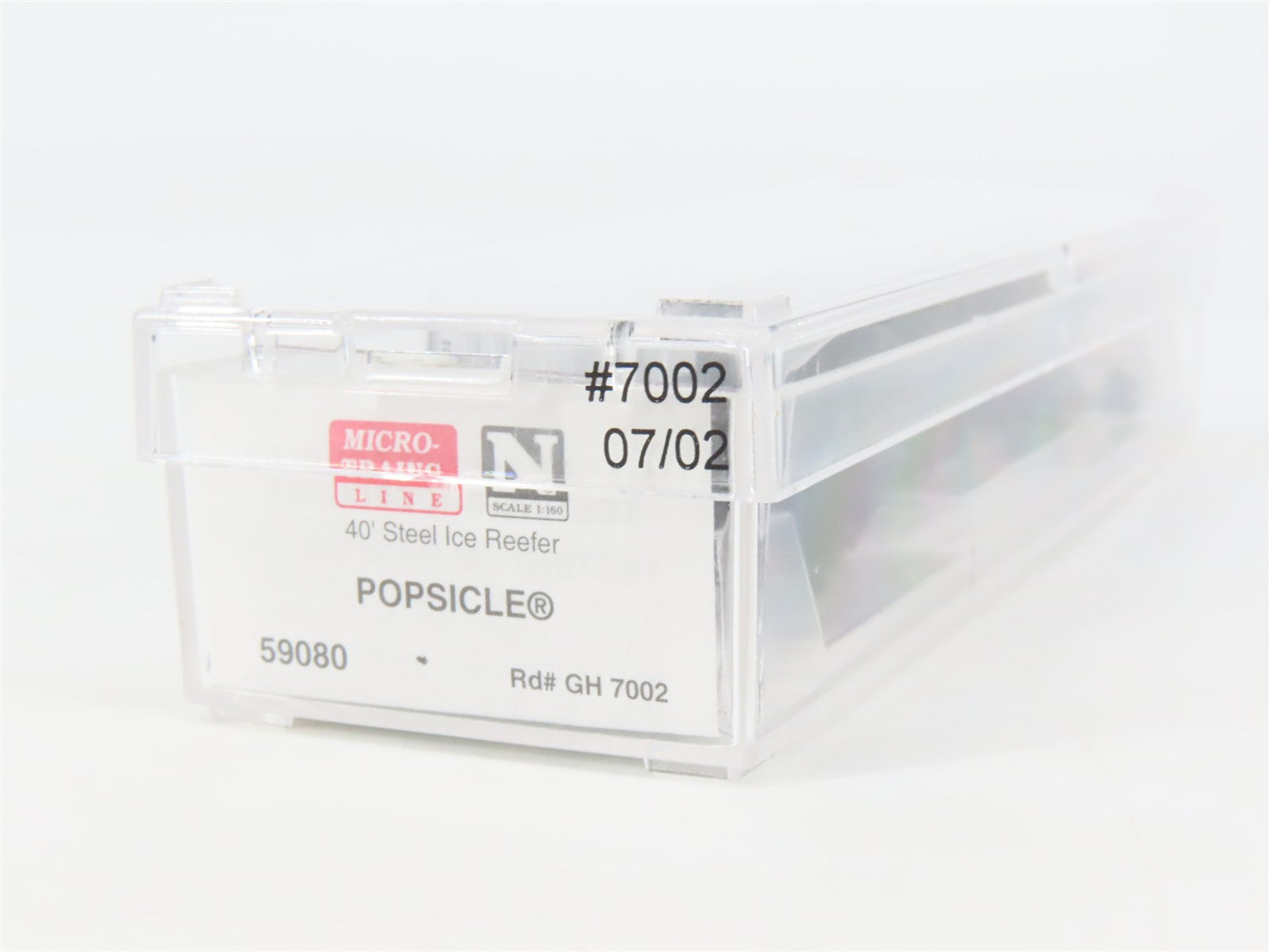 N Scale Micro-Trains 59080 GH Popsicle 40' Steel Ice Reefer 7002 RTR