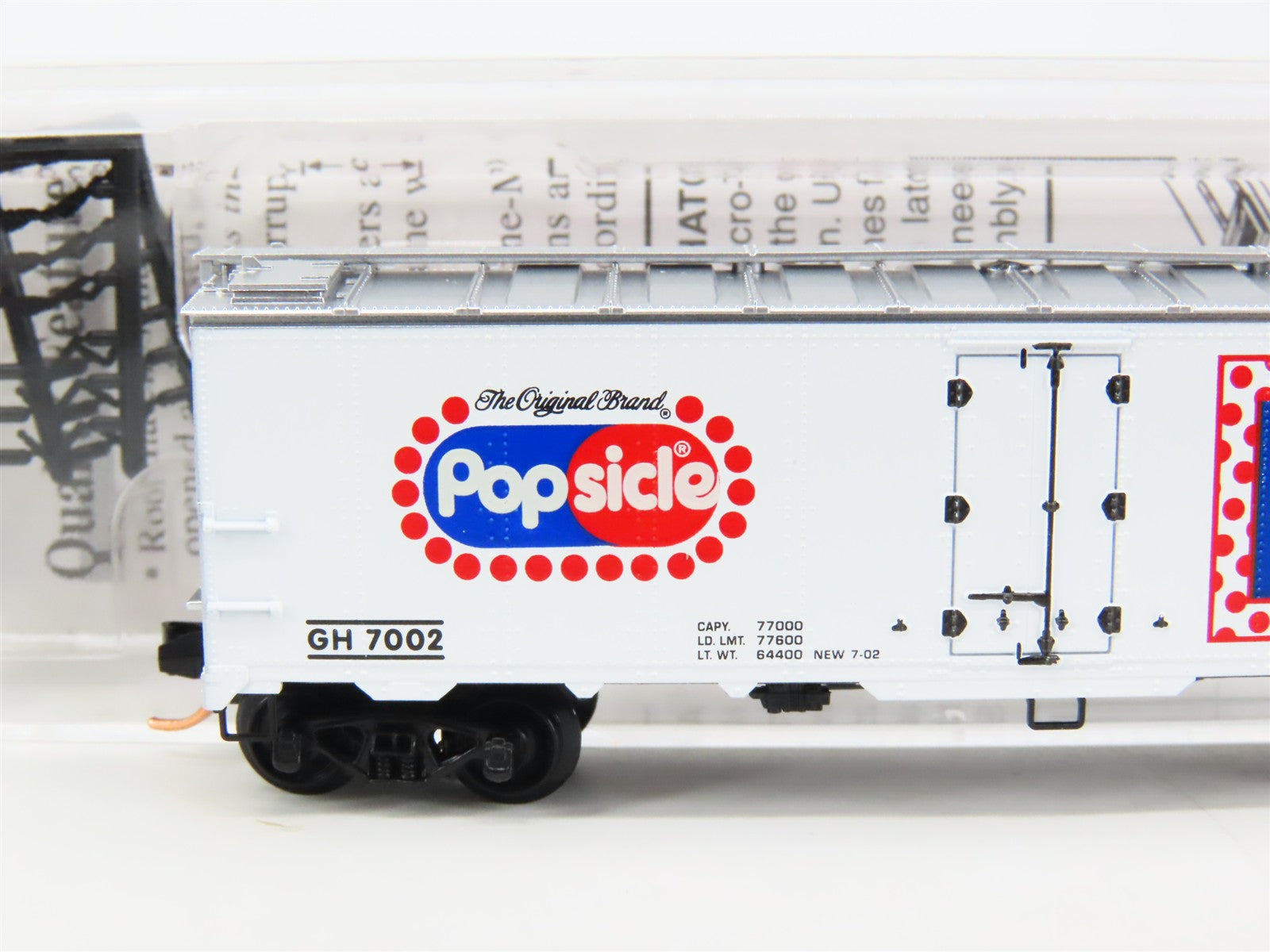 N Scale Micro-Trains MTL 59080 GH Popsicle 40' Steel Ice Reefer #7002 RTR