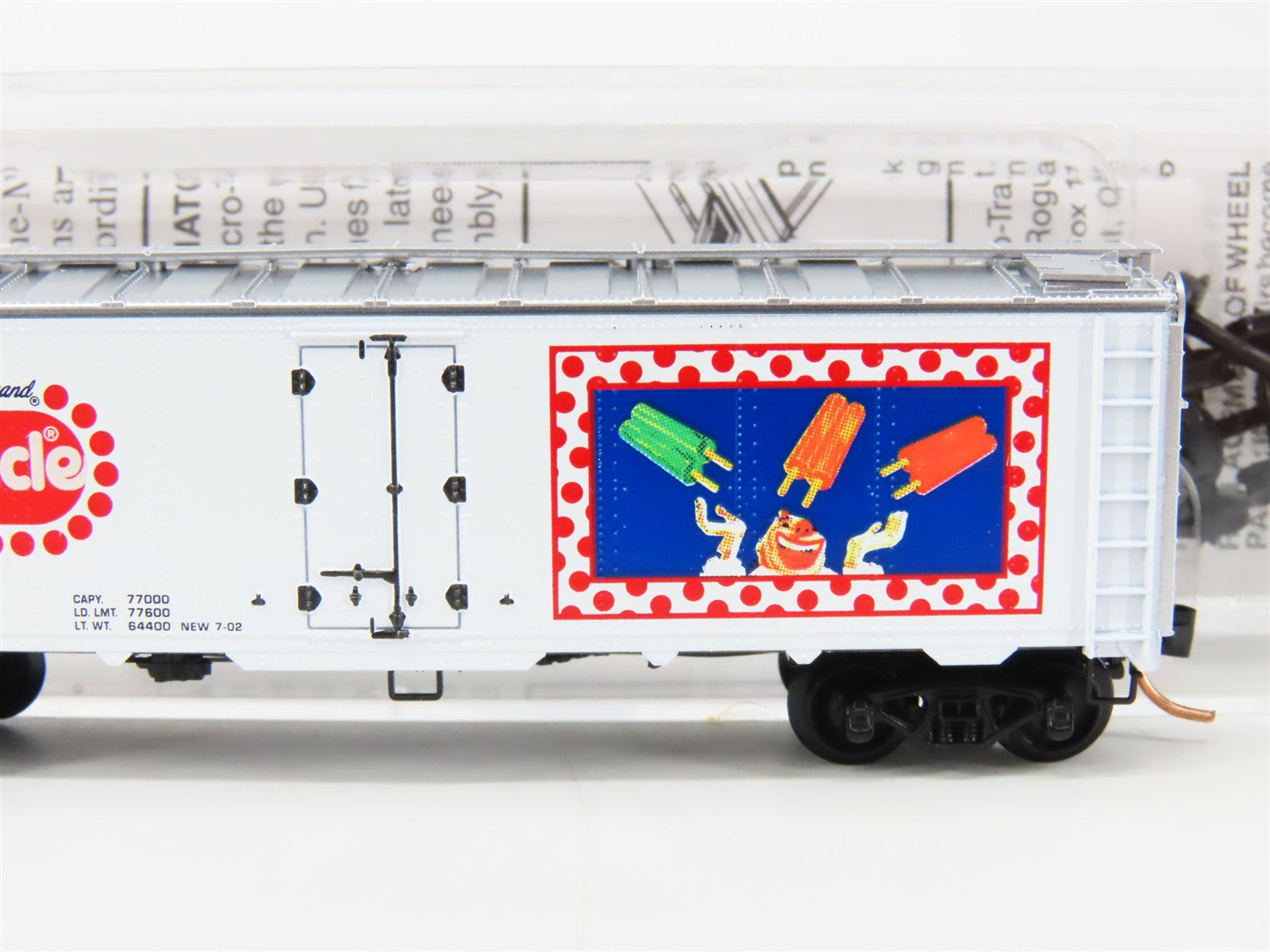N Scale Micro-Trains MTL 59080 GH Popsicle 40' Steel Ice Reefer #7002 RTR