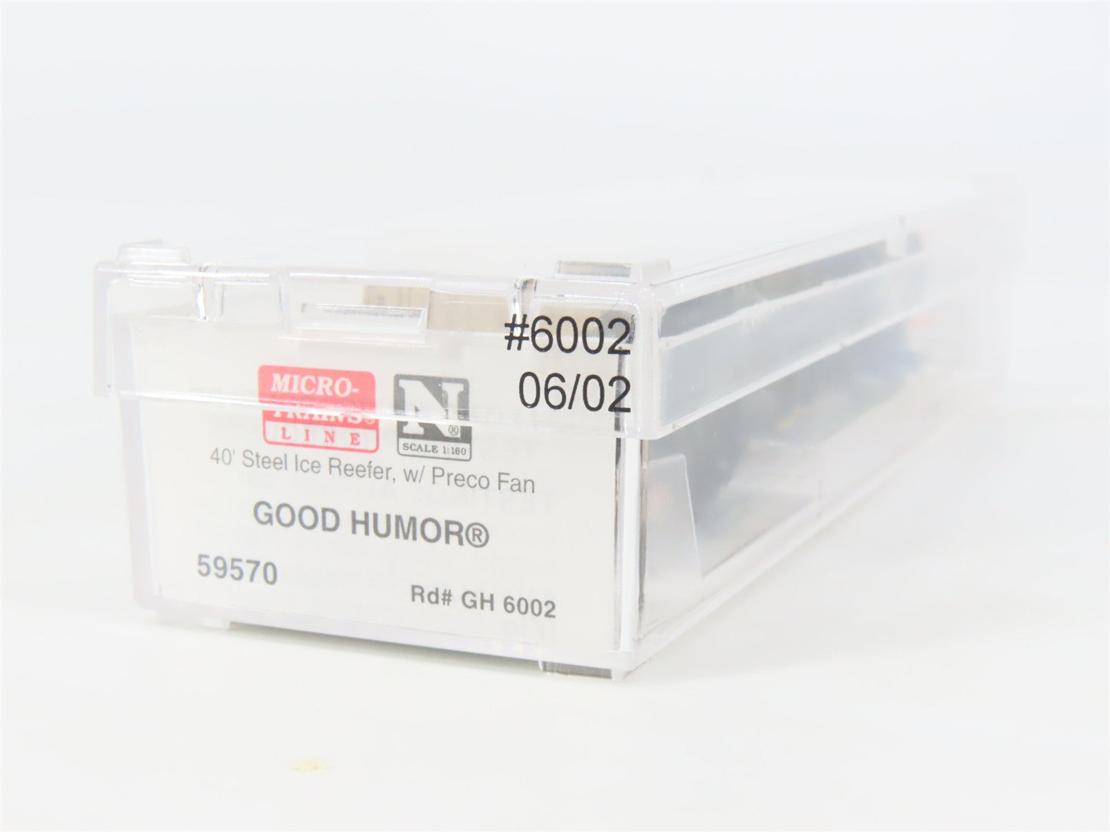N Scale Micro-Trains 59570 GH Good Humor 40' 40' Steel Ice Reefer 6002 RTR