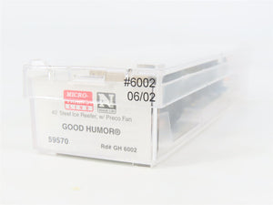 N Scale Micro-Trains 59570 GH Good Humor 40' 40' Steel Ice Reefer 6002 RTR
