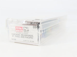 N Scale Micro-Trains MTL 59100 URTX CMStP&P 40' Steel Ice Reefer #81104
