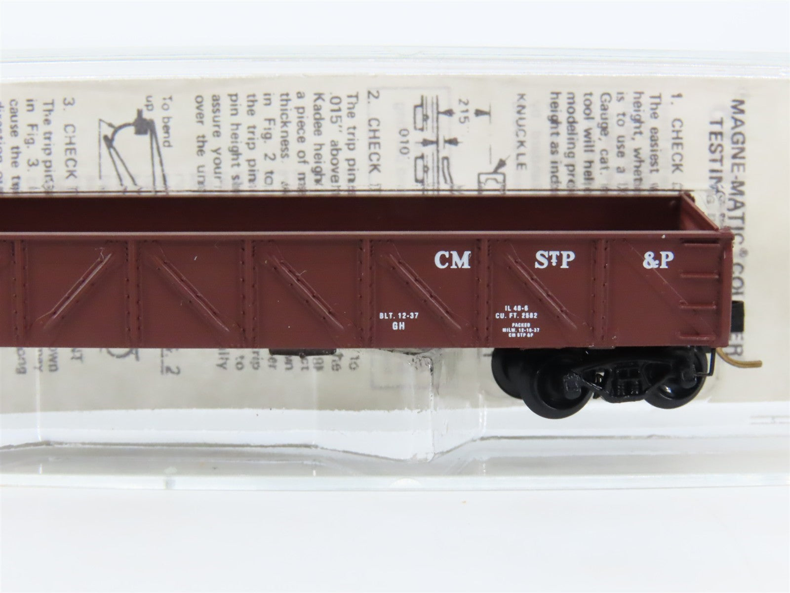 N Scale Micro-Trains 60010 MILW Milwaukee Road 50' Gondola 80354 RTR