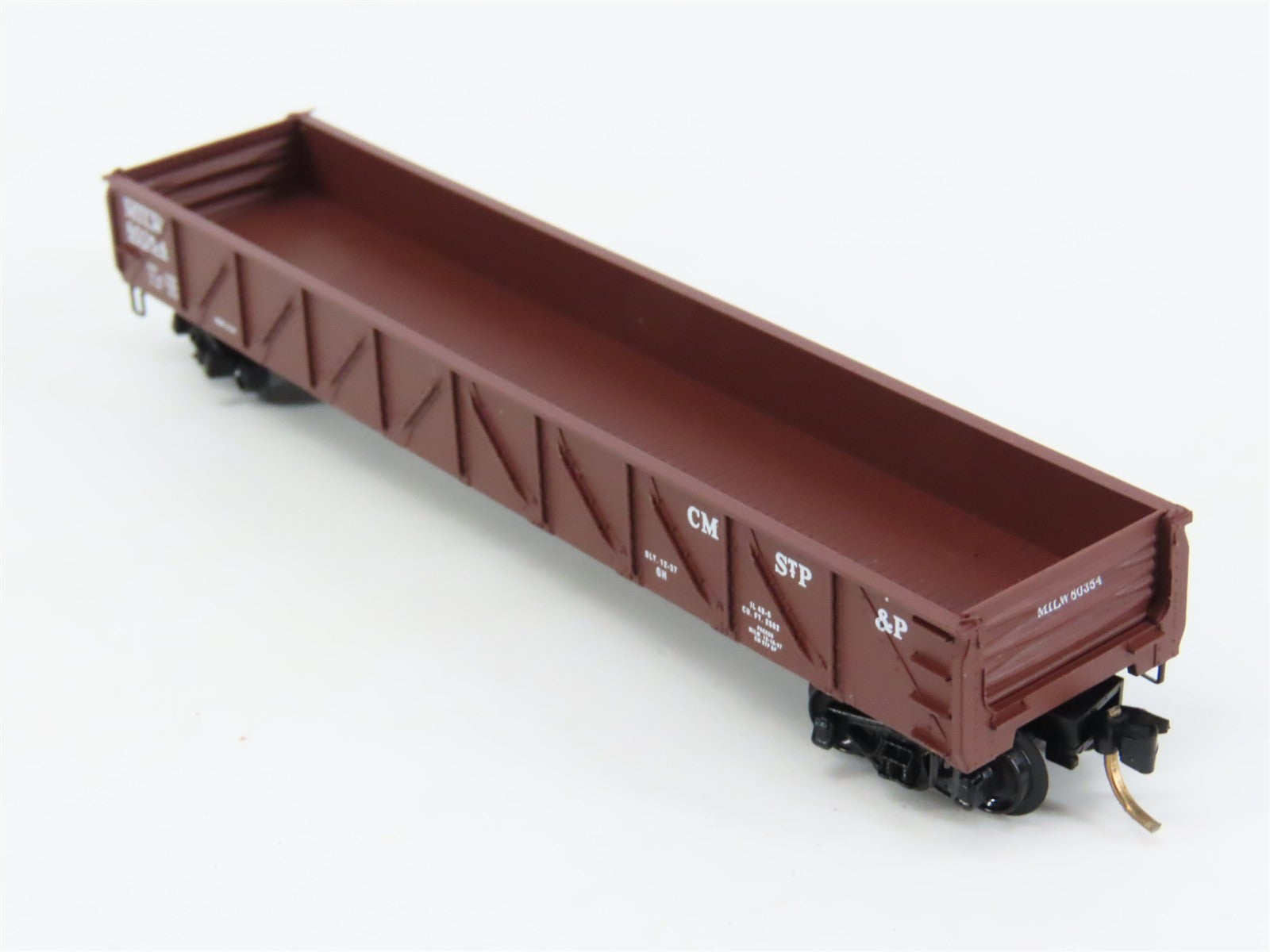 N Scale Micro-Trains 60010 MILW Milwaukee Road 50' Gondola 80354 RTR