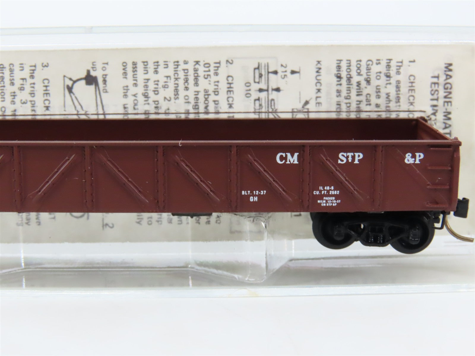 N Scale Micro-Trains 60010 MILW Milwaukee Road 50' Composite Gondola 80354 RTR